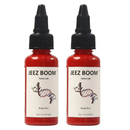 2oz Bottle Bright Red Tattoo Ink Tattoo Supply Lining Shading Color Tattooing Pe - Picture 1 of 7
