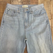 Madewell The Perfect Vintage Straight Jeans Light Wash High Rise Womens 28 NWT