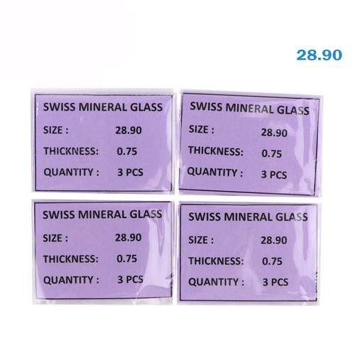 Reloj 12 Piezas Cristal Hecho en Suiza Tamaño 28.90 MM El grosor es 0.75MM - Imagen 1 de 2