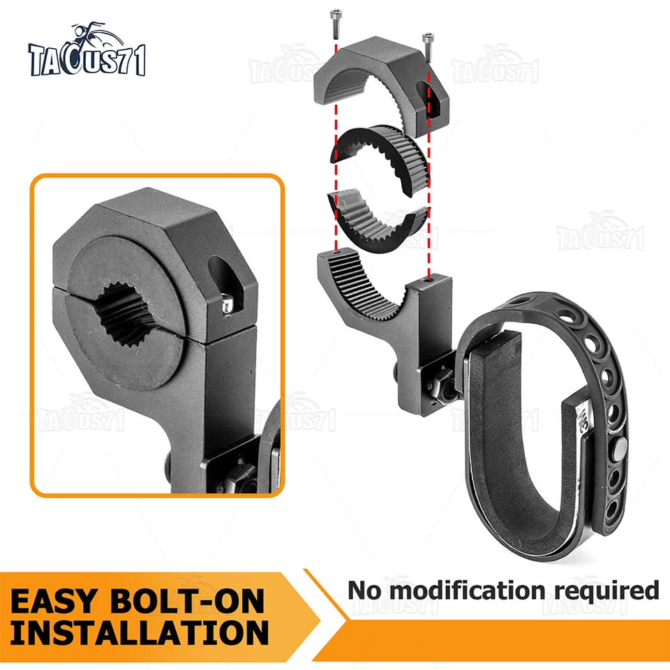 Soporte para pistola UTV portaesquíes para Honda Talon 1000R 1000X Pioneer 500 700 1000 Foto 4 de 4