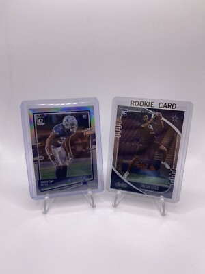 2020 Optic TREVON DIGGS Silver Holo Prizm Rookie RC #110 PLUS Bonus Card COWBOYS