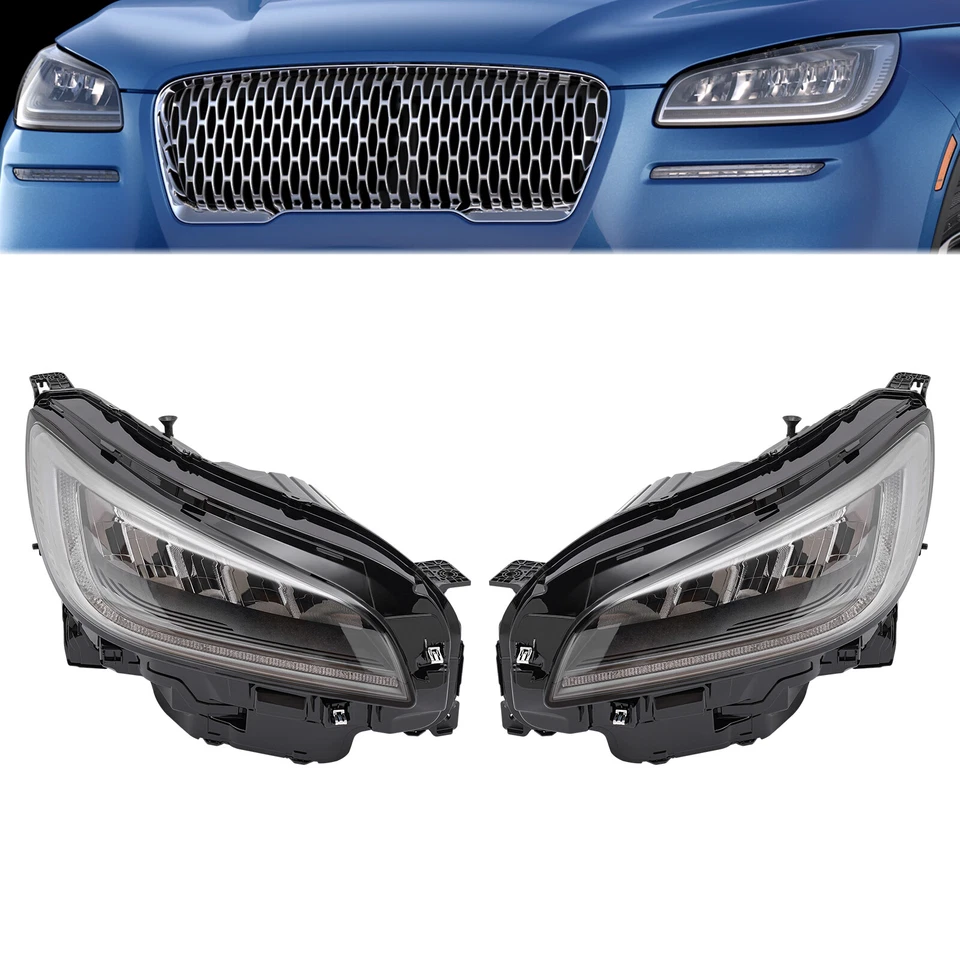 For 2020-2022 Lincoln Corsair Full LED Headlight Assembly Headlamps Front LH/RH - Imagem 2 de 4