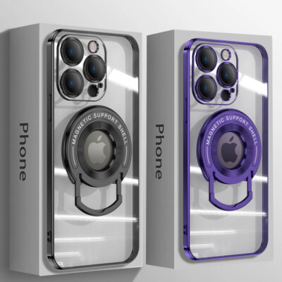 Köp IPhone 13 Pro Skal Magsafe Metall Frame - Svart