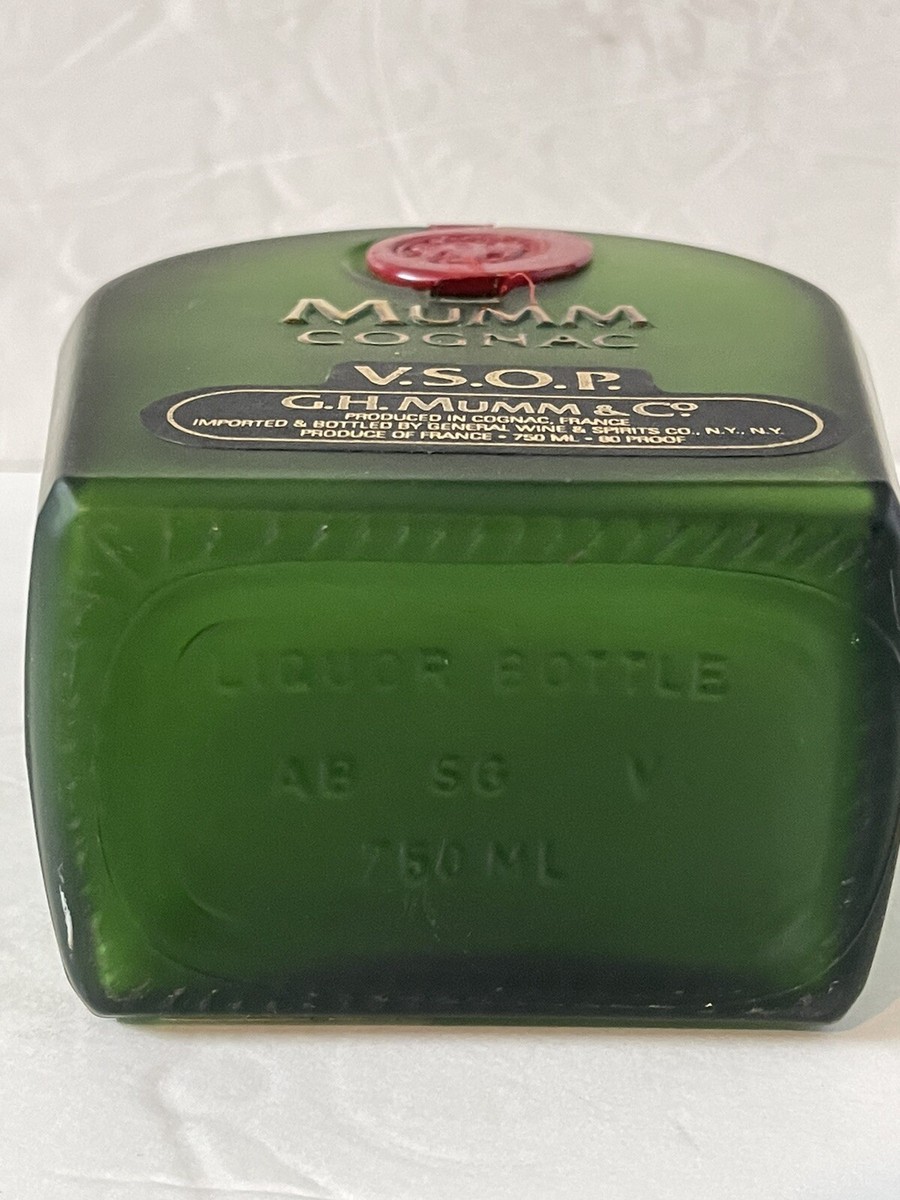 Vintage G.H. Mumm & Co. Mumm Cognac VSOP Empty Bottle Product In