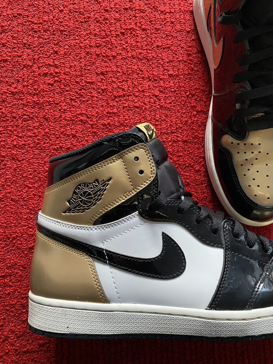 Jordan 1 Retro High NRG Patent Gold Toe Mens Size 12 | eBay