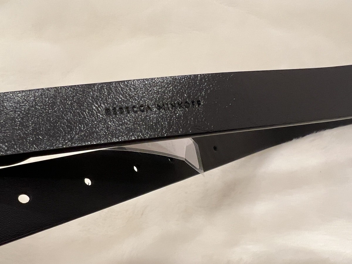 New! Rebecca Minkoff Four-Ring Leather Belt. Size M | eBay