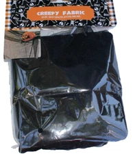 Freaky Fabric Cloth Halloween Decor 30" X 72" Black, Graveyard Haunted House