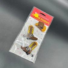 Vintage Mrs Grossmans Stuffed Stickers Cowboy Boot Hat 2003 Crafts Scrapbook