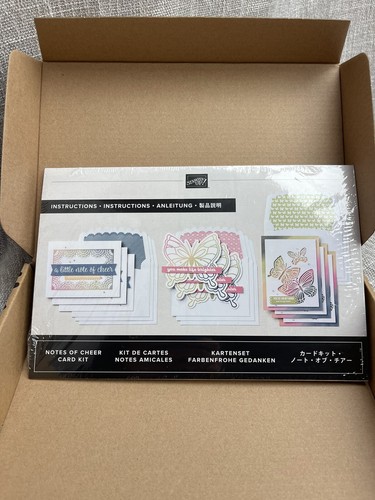 Stampin Up NOTES OF CHEER Butterflies Butterflies Card Kit NO Ink No Stamp Read