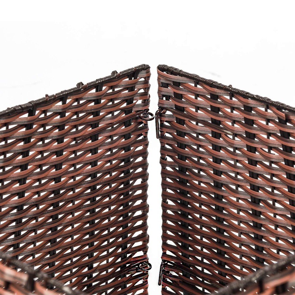 Christmas Tree Collar Skirt, Rattan Wicker Xmas Tree Collar Basket Ring