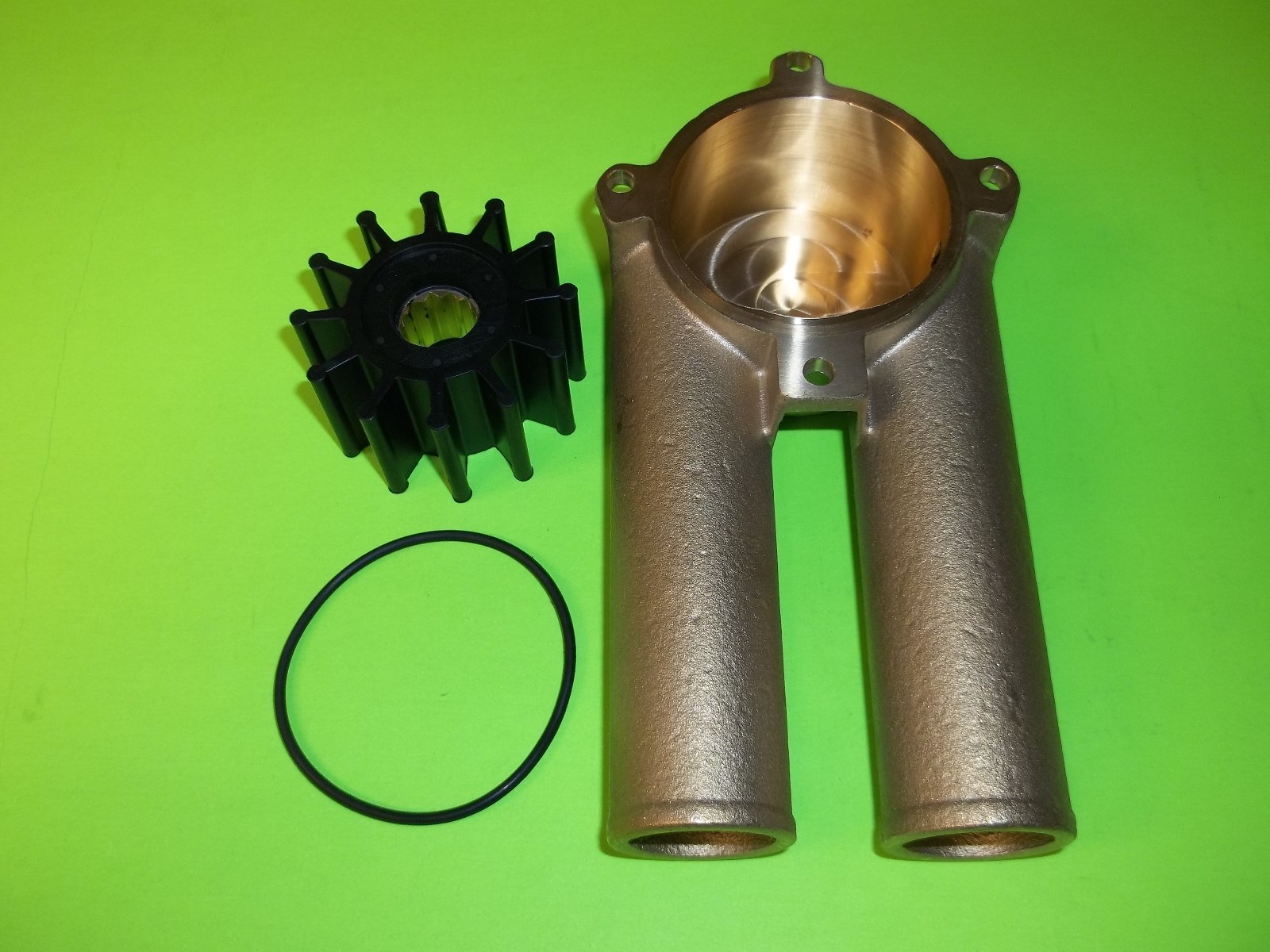 ALL METAL Raw Water Sea Pump Impeller Housing 3858115 volvo penta 4.3 5