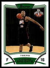 2008-09 Bowman Marreese Speights Rookie Philadelphia 76ers #125