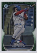 2023 Bowman Chrome Prospects Green Grass Refractor 50/99 Gabriel Martinez 0rj8