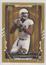 2015 Bowman Rookies Gold 171/399 Nick Marshall #109 1x9