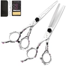 New Washi Shears Professional Rosebud 2 Piece Lefty Set In Size 5.5, 6.0