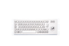 Tastiere chiosco industriale personalizzate antivandalo tastiere in metallo con trackball