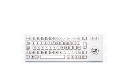 Industrial kiosk keypads custom vandal proof Metal Keyboards with Trackball
