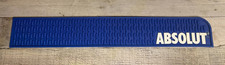 ABSOLUT Vodka Bar Mat 23-1/4&rdquo;x 3-1/4&rdquo; Rubber - Fast Ship