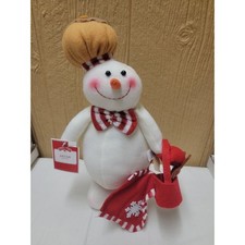 Holiday Time Gingerbread with Bag Table Top Decor 13" HAS SPOT ON FOOT