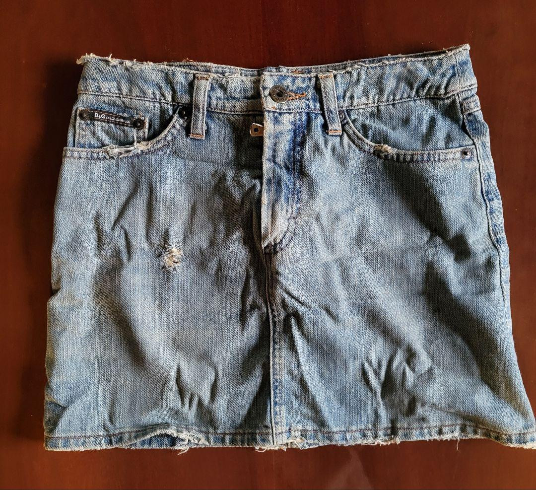 ミニスカート Dolce & Gabbana Denim mini skirt Denim mini skirt with rips in Blue for Women | Dolce&Gabbana® US
