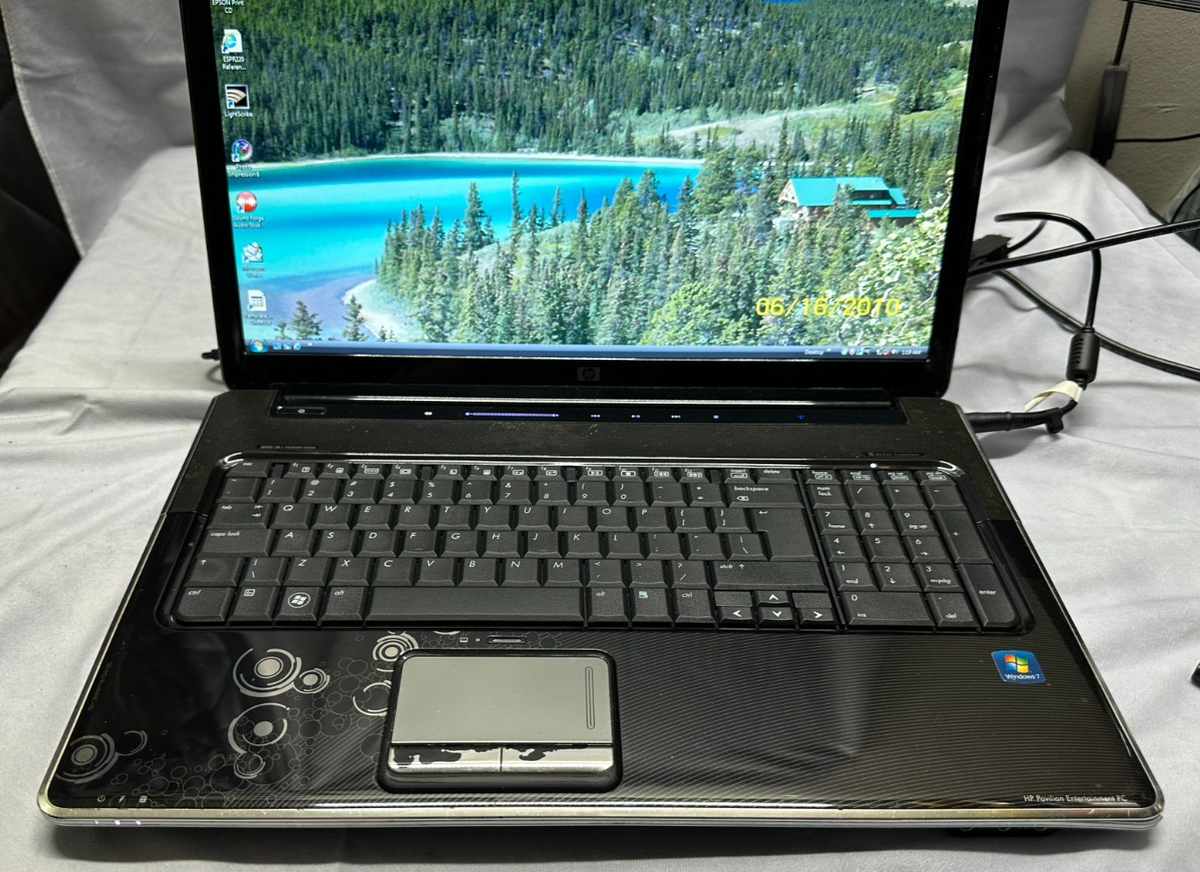 HP Pavilion Dv7 Laptop AMD Turion X DC 2.00ghz 4gb RAM 250gb HDD