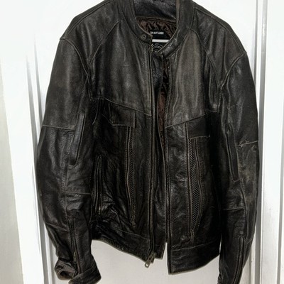 X-Element Motorcycle Padded Insulated Riding Jacket Pockets Size Large