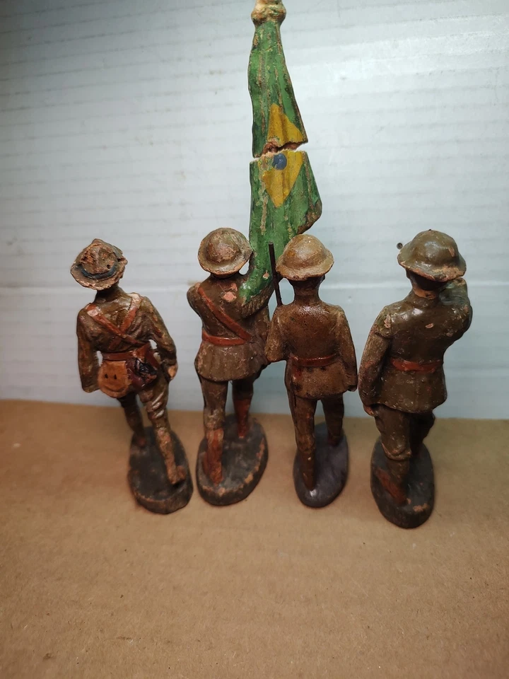 Soldados de juguete Elastolin 5" de alto Primera Guerra Mundial Foto 2 de 2