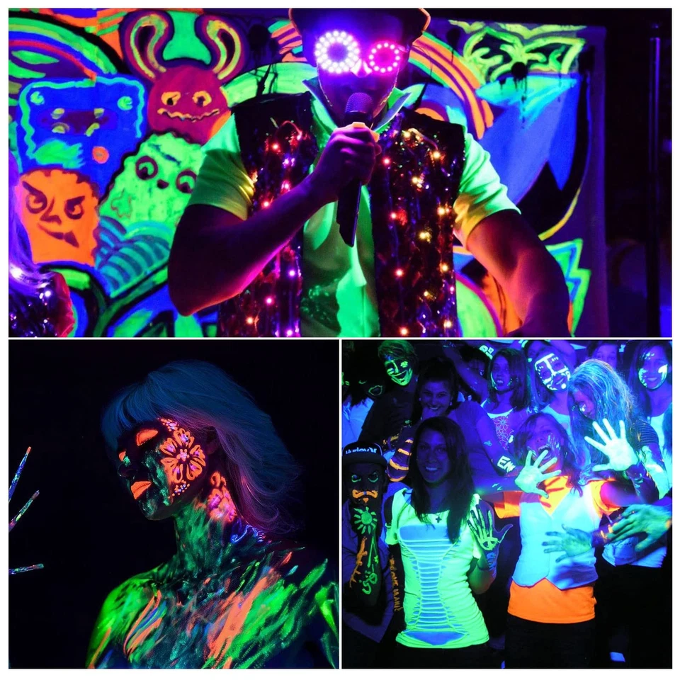 2 Pack Par38 Black Light Bulbs Outdoor,20W Black Flood Light Replace to 200W,... - Image 3 of 4