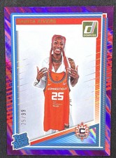 2025 Panini Donruss WNBA Saniya Rivers Rookie  Purple Lava 25/99 Connecticut Sun
