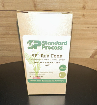 Standard Process SP Red Food Dietary Supplement 90 Capsules Vegan GF 4655