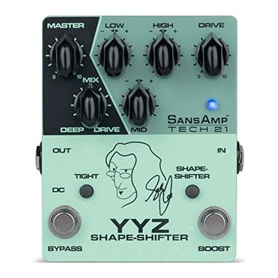 TECH21 SANSAMP Geddy Lee Signature Preamp Pedal YYZ SHAPE-SHIFTER