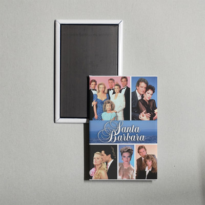 Santa Barbara Mini TV Show Poster Fridge Locker Magnet