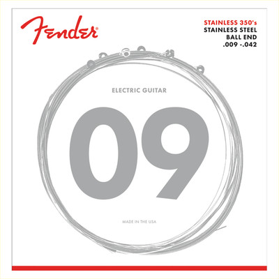Fender 350L Stainless Steel | Light 009-042 | E-Gitarren-Saiten | NEU