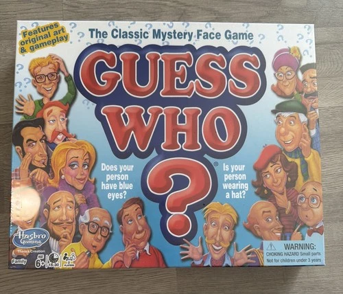 Guess Who Board Game - Family Game Night Kids NEW SEALED