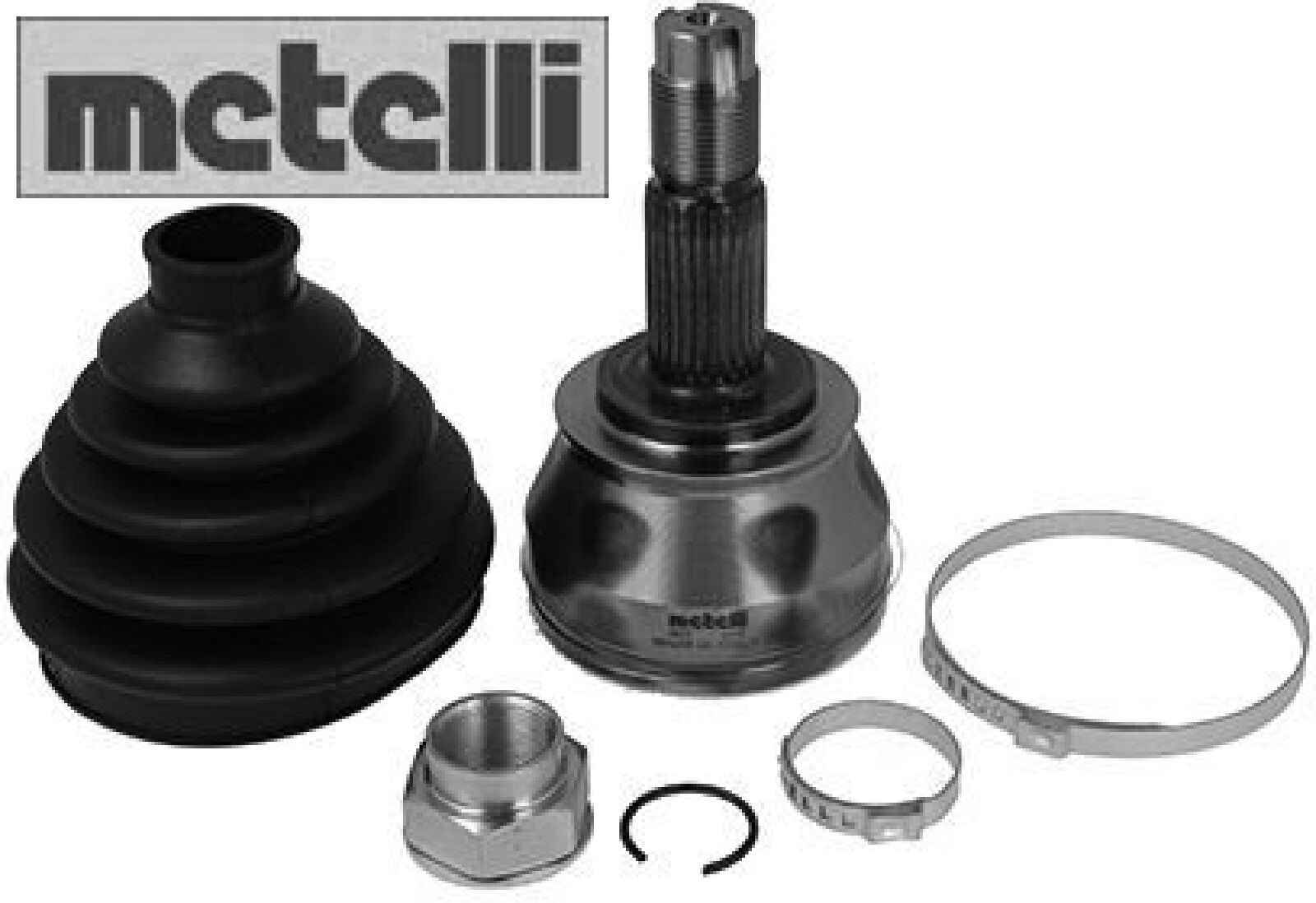 metelli 15-1687 Gelenksatz für Antriebswelle Vorderachse Vorne