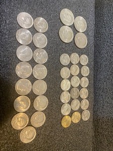 United States $1 and 1/2 Dollars Coin SET. CIrculated, TOTAL 37 Coins.