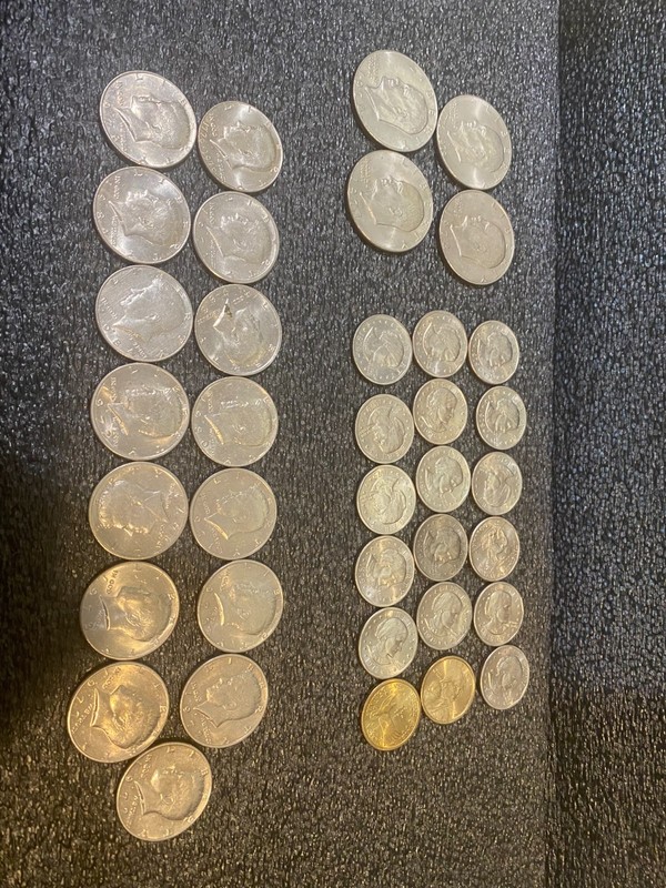 United States $1 and 1/2 Dollars Coin SET. CIrculated, TOTAL 37 Coins.