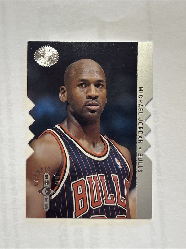 95-96 Michael Jordan Championship Shots Die-Cut - Michael Jordan Cards