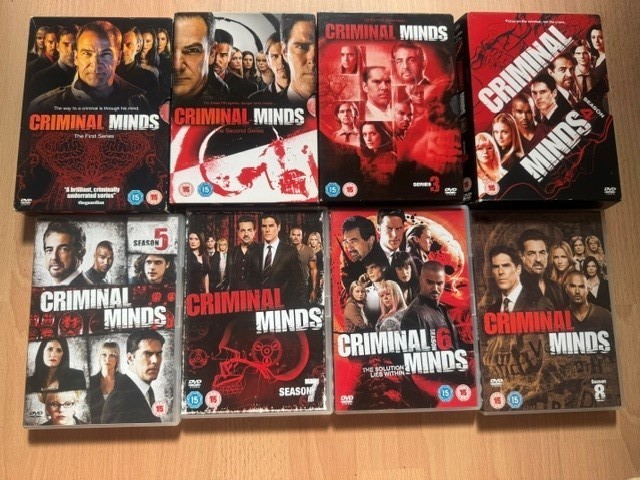 Criminal Minds Seasons 1-8 DVD Boxsets - Very Good Condition