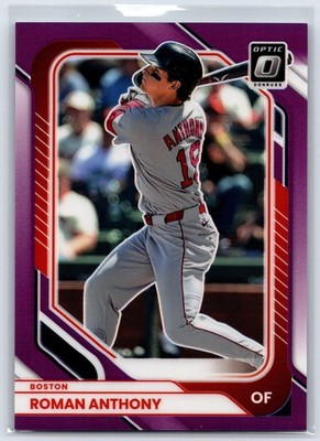 2026 Donruss Roman Anthony #61 Optic Purple /49 - Red Sox