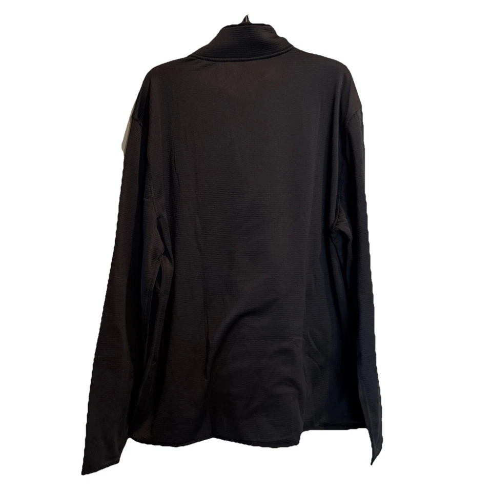 Merrell Mens Black Long Sleeve 1/4 Zip Pullover Jacket-Pockets-Size XXL - Image 3 of 4