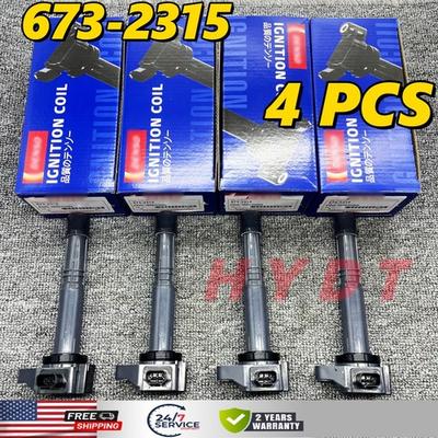 #ad #ad 4PCS Ignition Coil 673 2315 Denso For Honda Accord CR V Acura 2.4L 30520 5A2 A01 $86.88