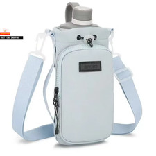 Premium Simple Water Cup Pocket Portable Water Bottle Bag Travel Back Mobile Pho