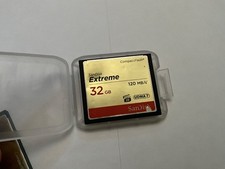 1pcs 32gb Sandisk Extreme dented Compact flash memory CF I DSLR Nikon Canon cam
