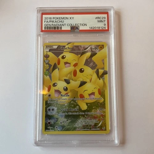 Pokemon 2016 XY Generations Pikachu FA Radiant Collection RC29 PSA 9 MINT