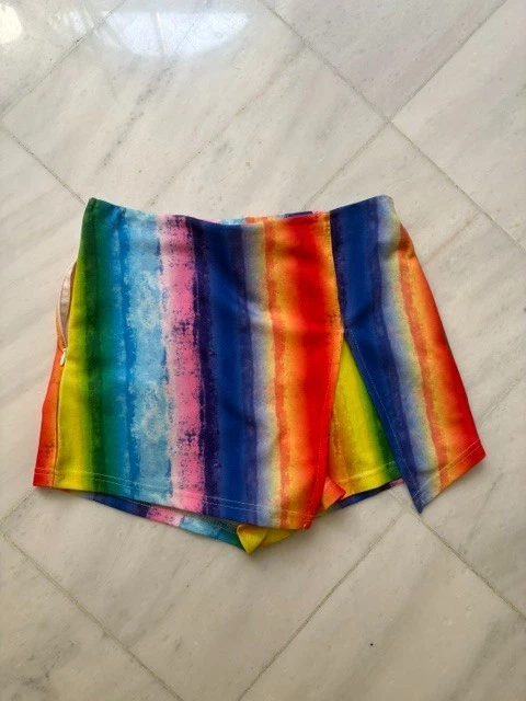 Shein Shorts für Damen 38, bunt gestreift, Mischgewebe, neu - Bild 1 von 4