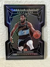 2019 Panini Obsidian Pitch Black Electric Etch Purple /50 Andre Drummond NBA CLE