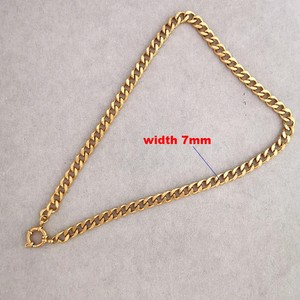 Authentic Necklace Gold Plated Sailor Clasp Paperclip Rolo Chain Jewelry
