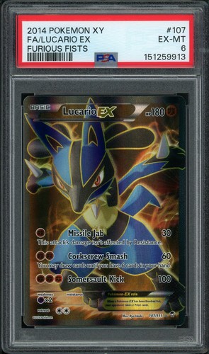 Lucario-EX graded PSA 6 for sale on eBay