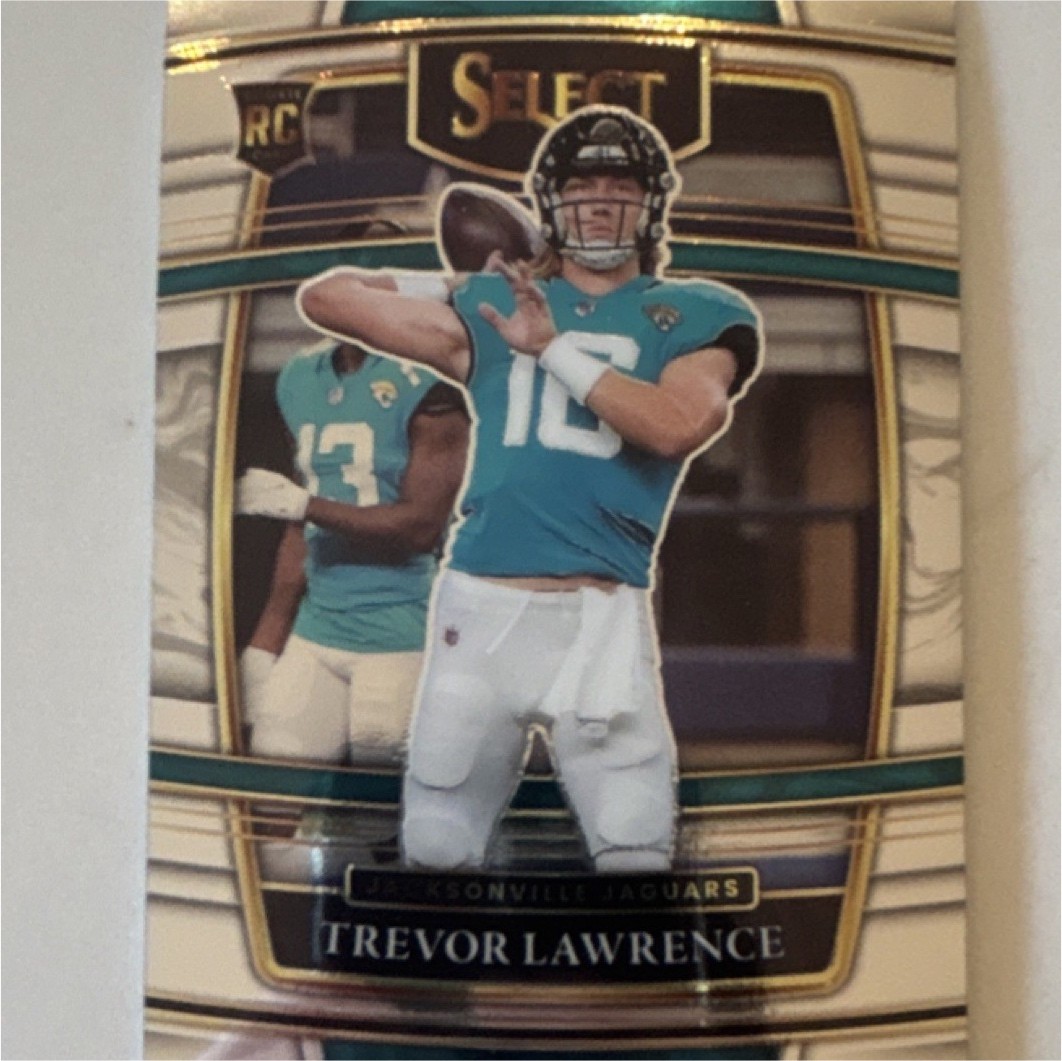 2021 Panini Select Concourse Trevor Lawrence Silver Prizm Jaguars Rookie #43